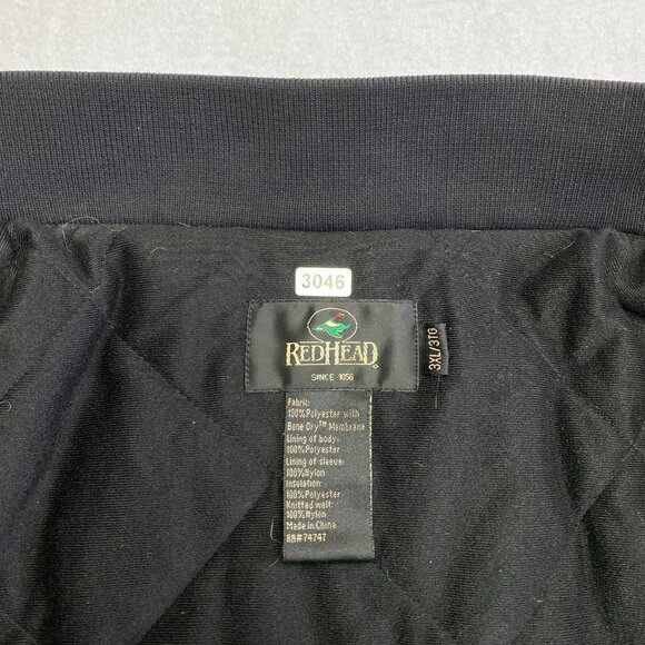 RedHead Bone Dry Camo Waterproof Jacket Men's 3XL Green Thinsulate Lined Coat - Picture 3 of 10